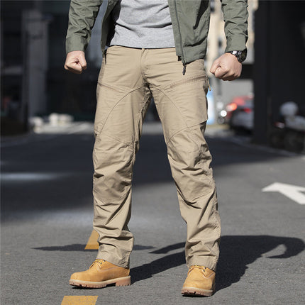 Remain dry while conquering every challenge with our Men's Urban Waterproof Ripstop Tactical Pants. These pants seamlessly combine style with exceptional waterproof protection, making them ideal for both urban exploration and outdoor adventures.